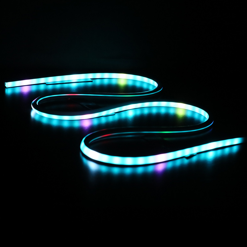 Narrowest DC5V WS2812C Dream Color LED Neon Lights Strip For DIY - 06*06mm Size 3.28ft Narrowest DC5V WS2812C Dream Color LED Neon Lights Strip For DIY - 06*06mm Size 3.28ft
